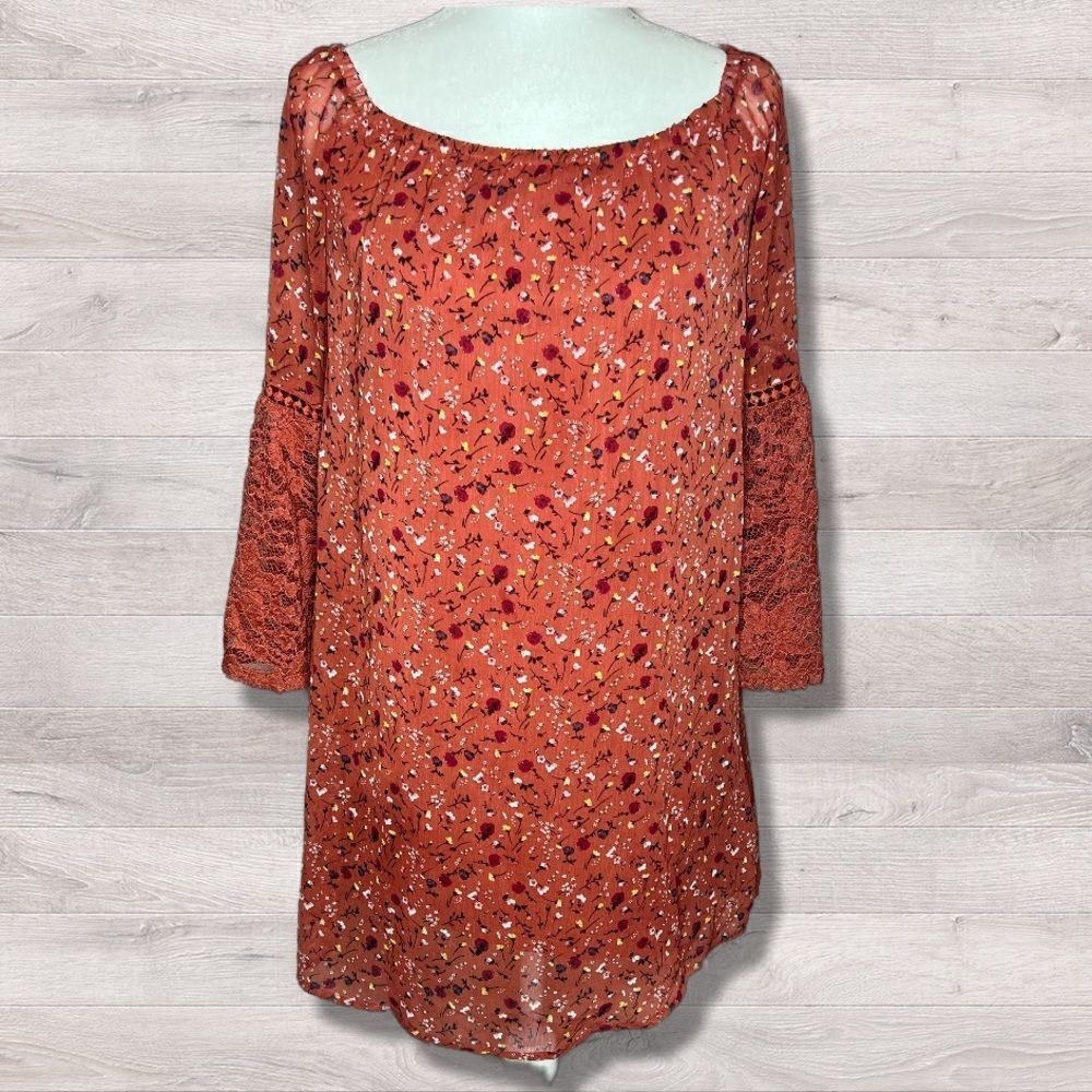Miami off shoulder floral print dress size XS - Picture 2 of 9